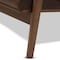Baxton Studio Bianca Walnut Wood Brown Faux Leather Livingroom Sofa Set 140-7544-7545-7546-7547 - alternate 5